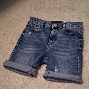 Blue Denim Shorts